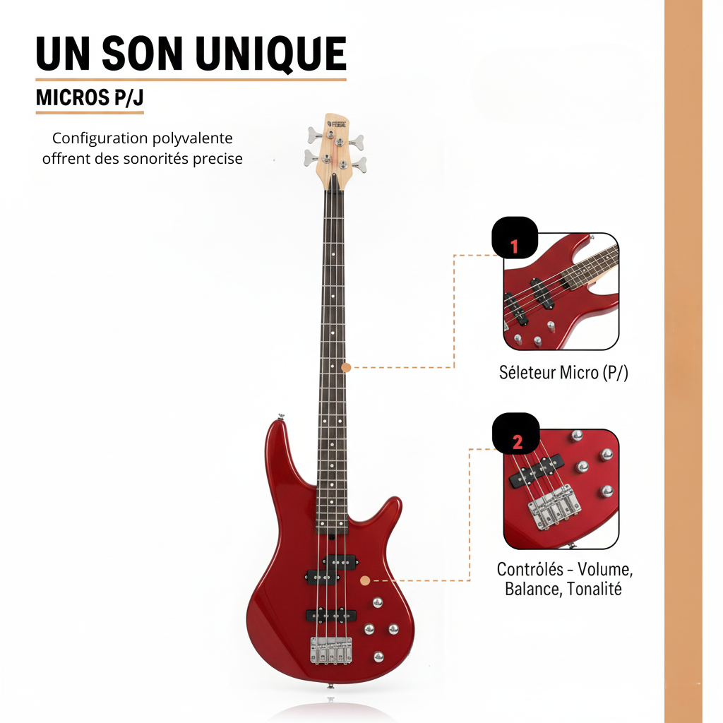 Basse Electrique Guitare Débutant