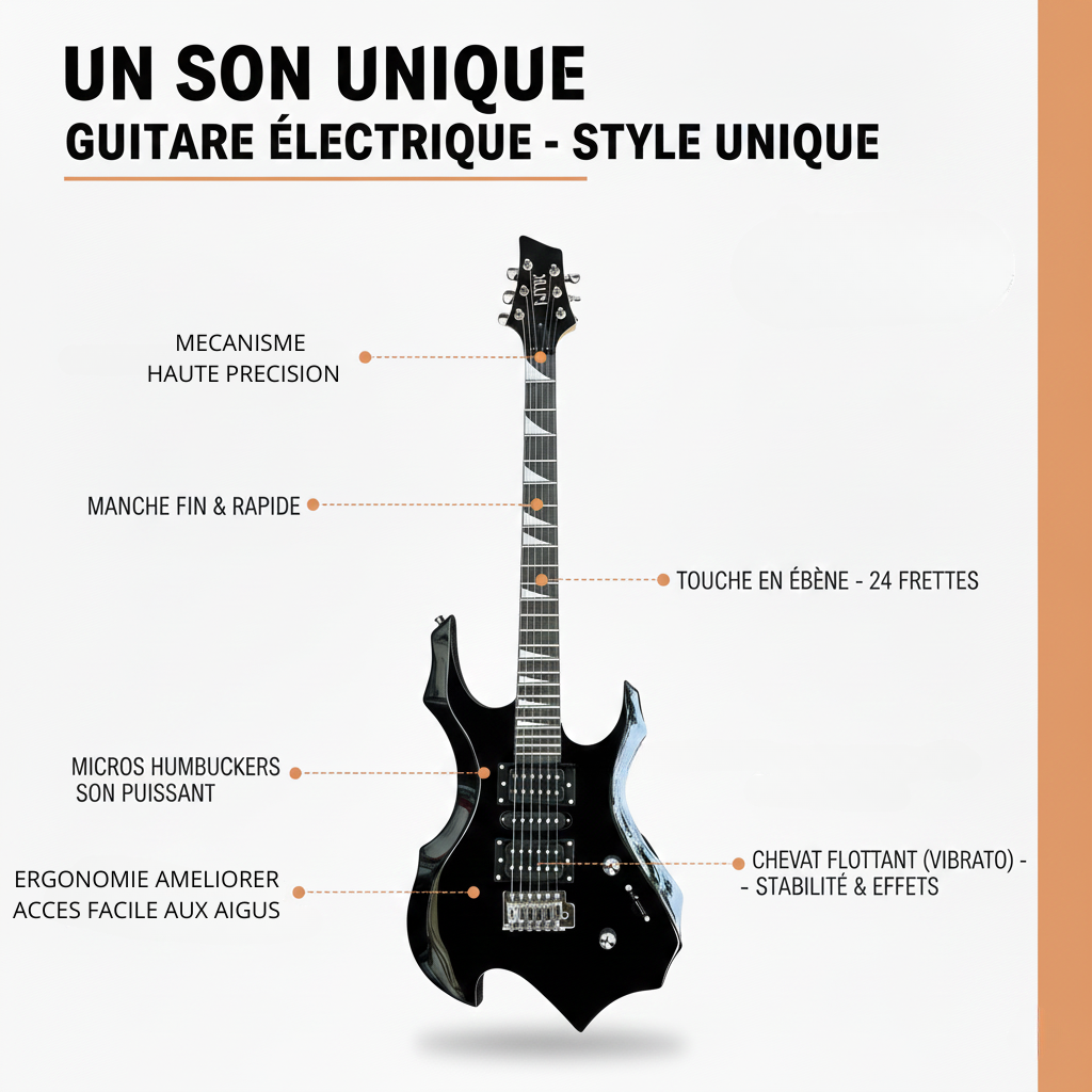 Guitare Electrique Pack Prêt à Jouer