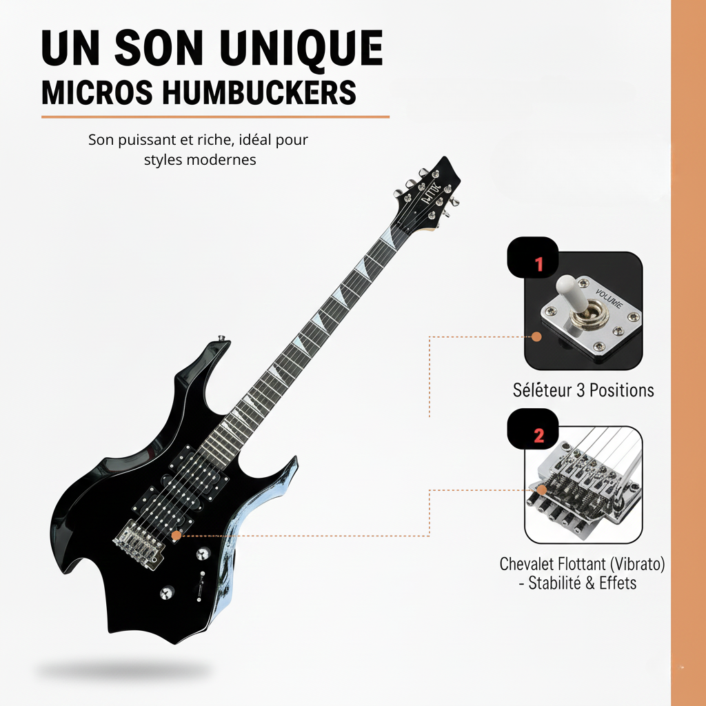 Guitare Electrique Pack Prêt à Jouer